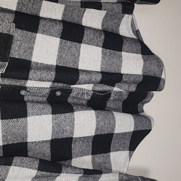 Maurices Soft & Fuzzy Button Down Plaid Shirt - Picture 3 of 8